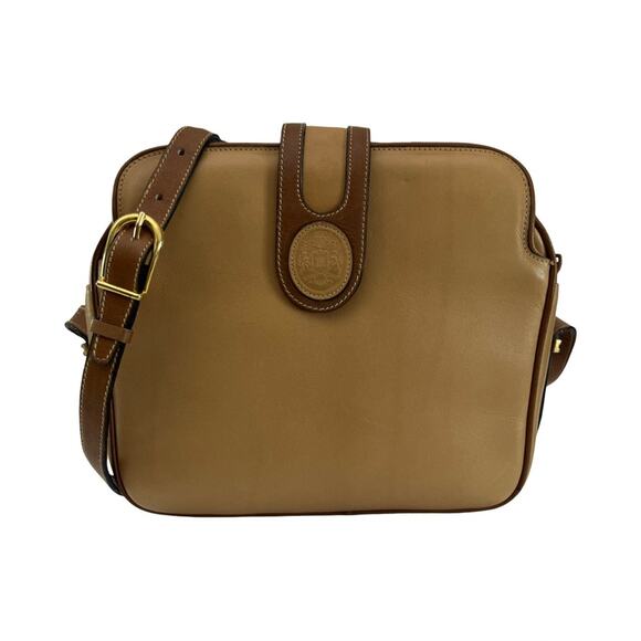 Celine Vintage Crest Logo Leather Crossbody Bag | Camera Style | Made in Italy - Picture 3 of 15